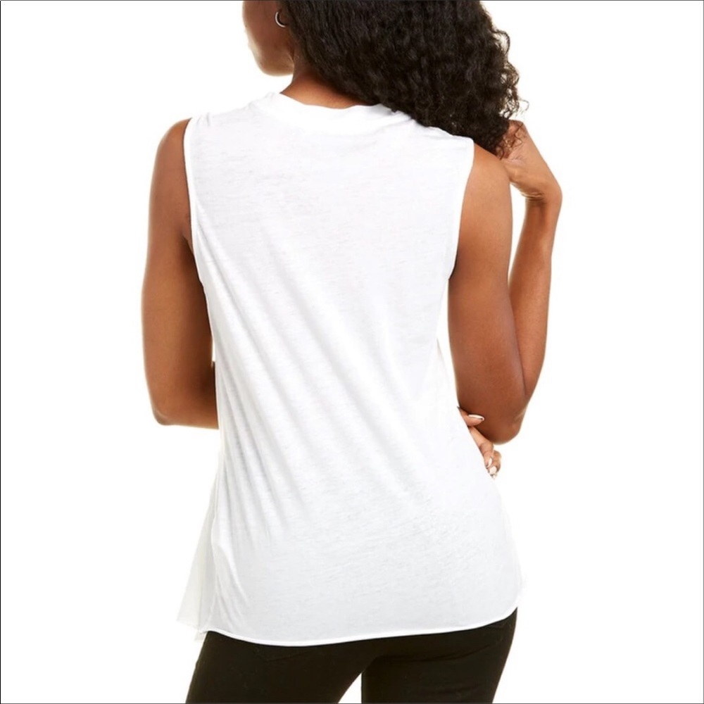All Saints White Pleated Top - Picture 3 of 11